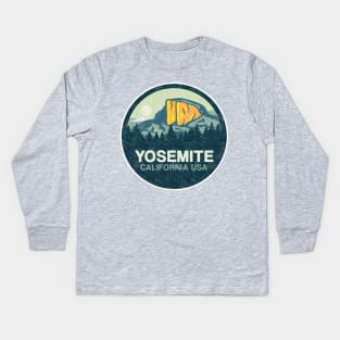 Yosemite National Park Kids Long Sleeve T-Shirt